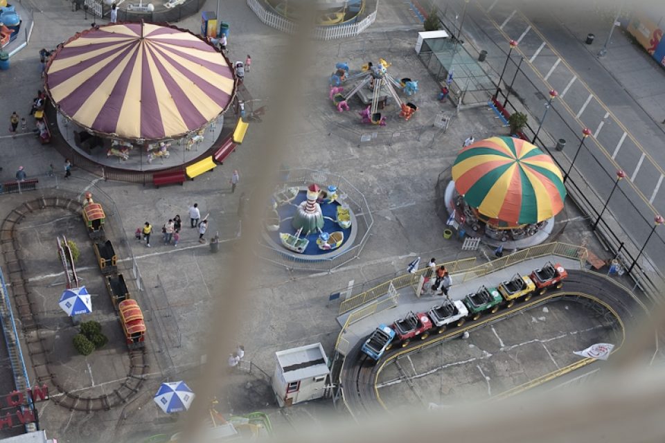 Coney Island Aerial View, a photo by Amber Sexton
